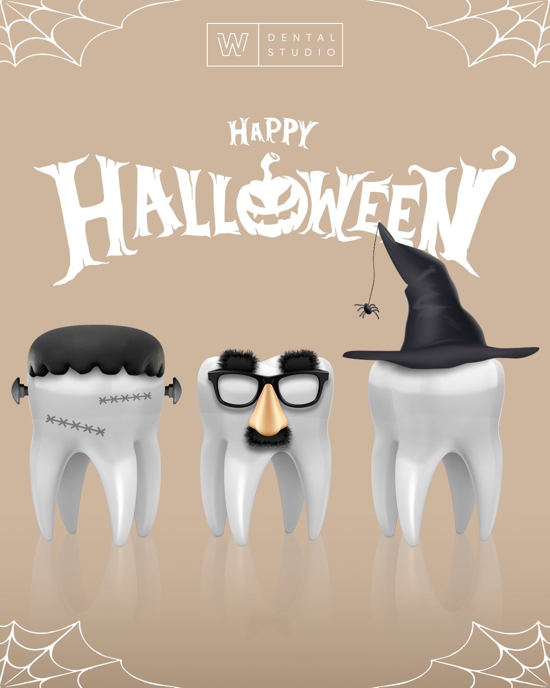 Happy Halloween from W Dental Studio! 🦷🕸